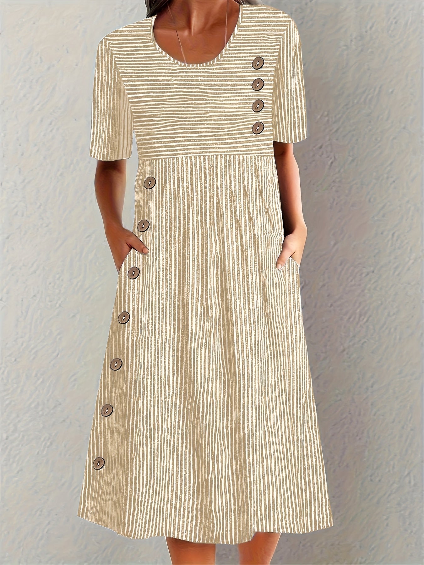 Camila | Vestido De Verano A Rayas