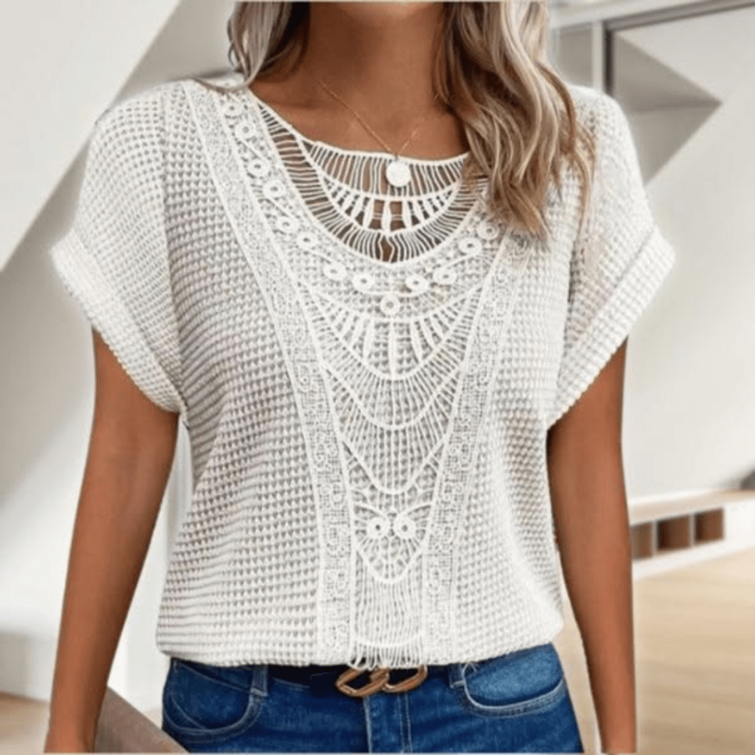 Rowena | Elegante Blusa Estilo Ibiza