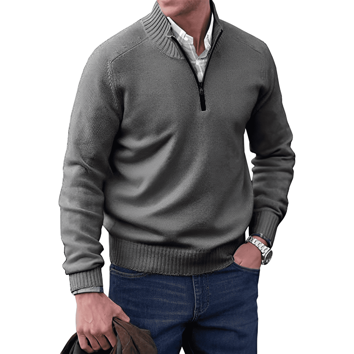 Jones - Elegante Jersey Con Cremallera