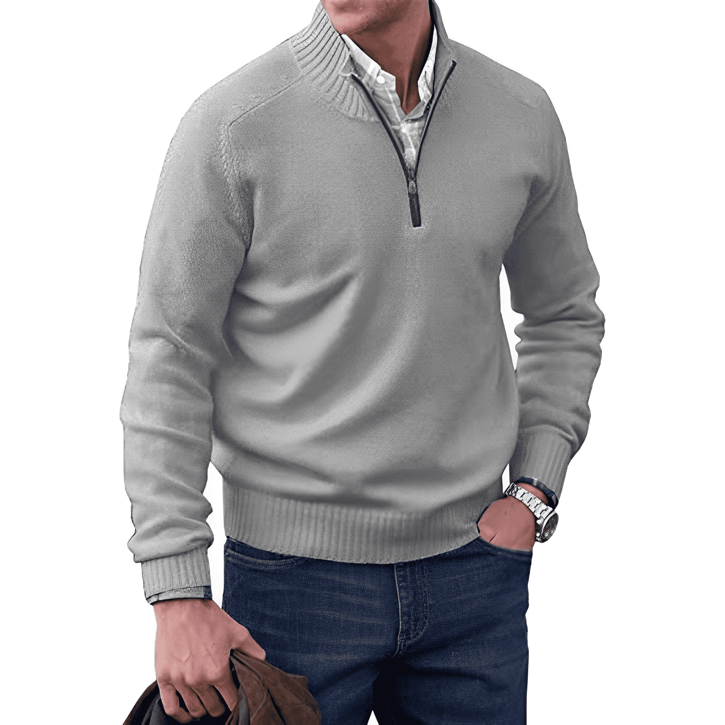 Jones - Elegante Jersey Con Cremallera