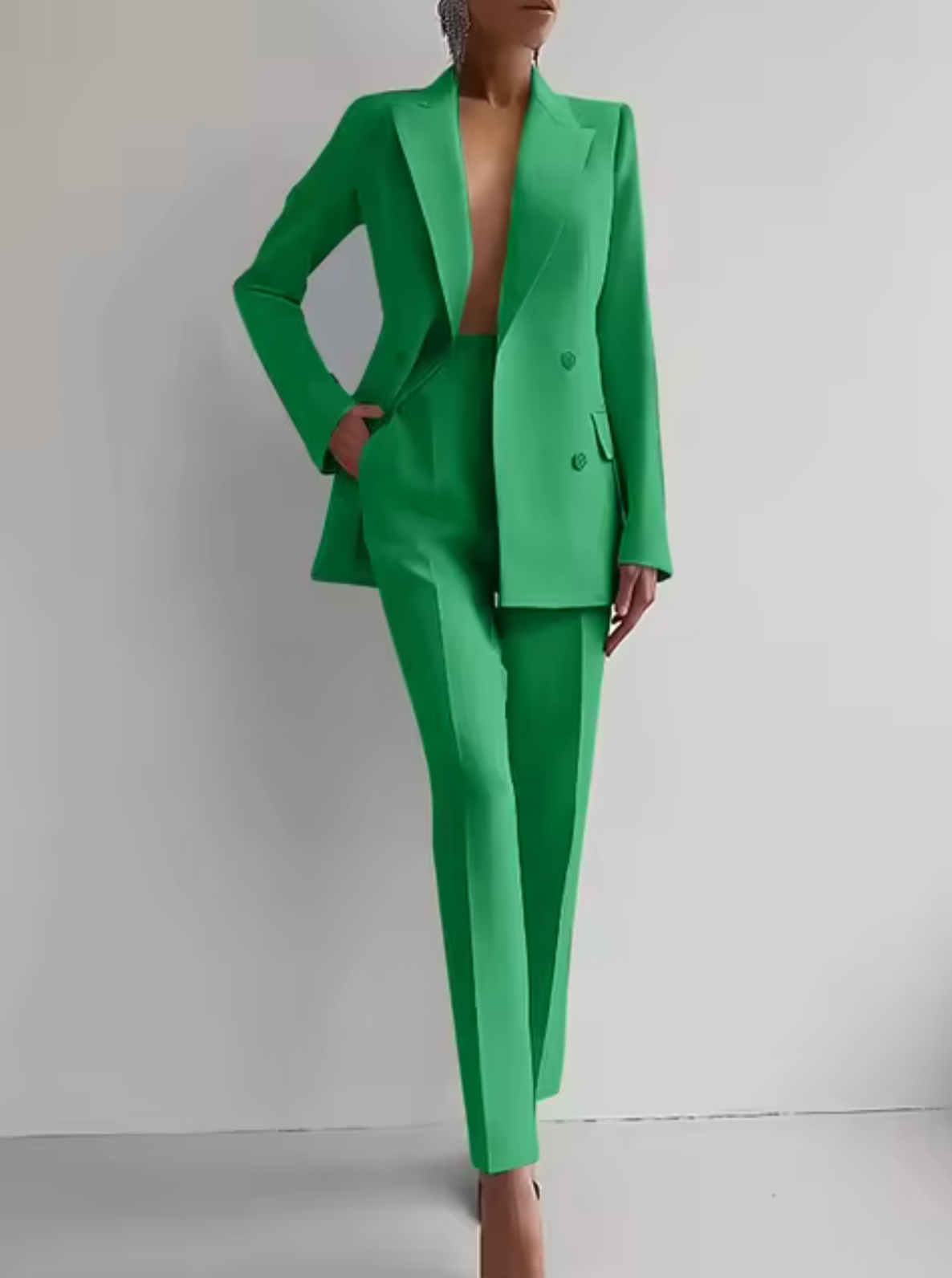 Mariza – Conjunto Blazer y Pantalón De Pinzas