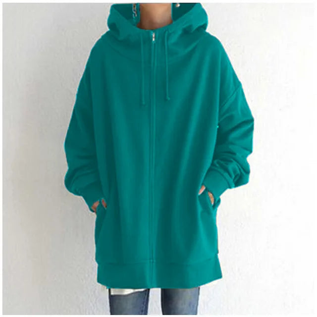 Abrigo Otoñal De Jersey Oversize