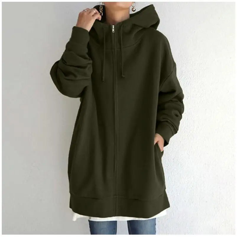 Abrigo Otoñal De Jersey Oversize