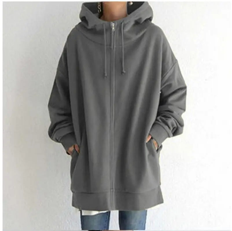 Abrigo Otoñal De Jersey Oversize