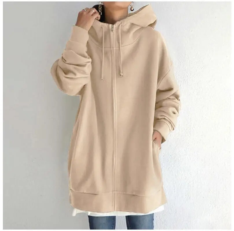 Abrigo Otoñal De Jersey Oversize