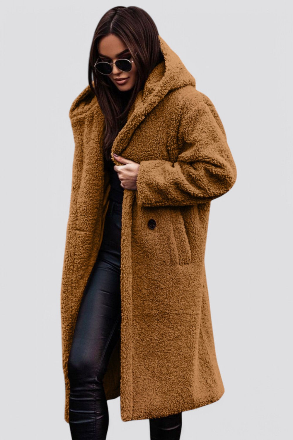 Madison | Abrigo de felpa con capucha
