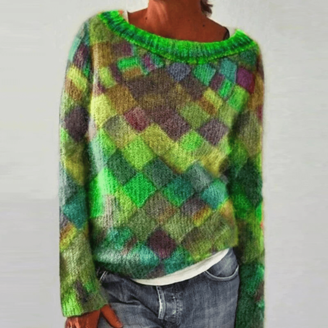 Ruby - Jersey De Punto Con Cuello En O