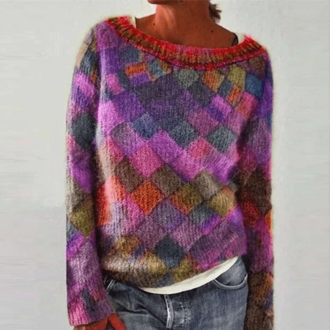 Ruby - Jersey De Punto Con Cuello En O