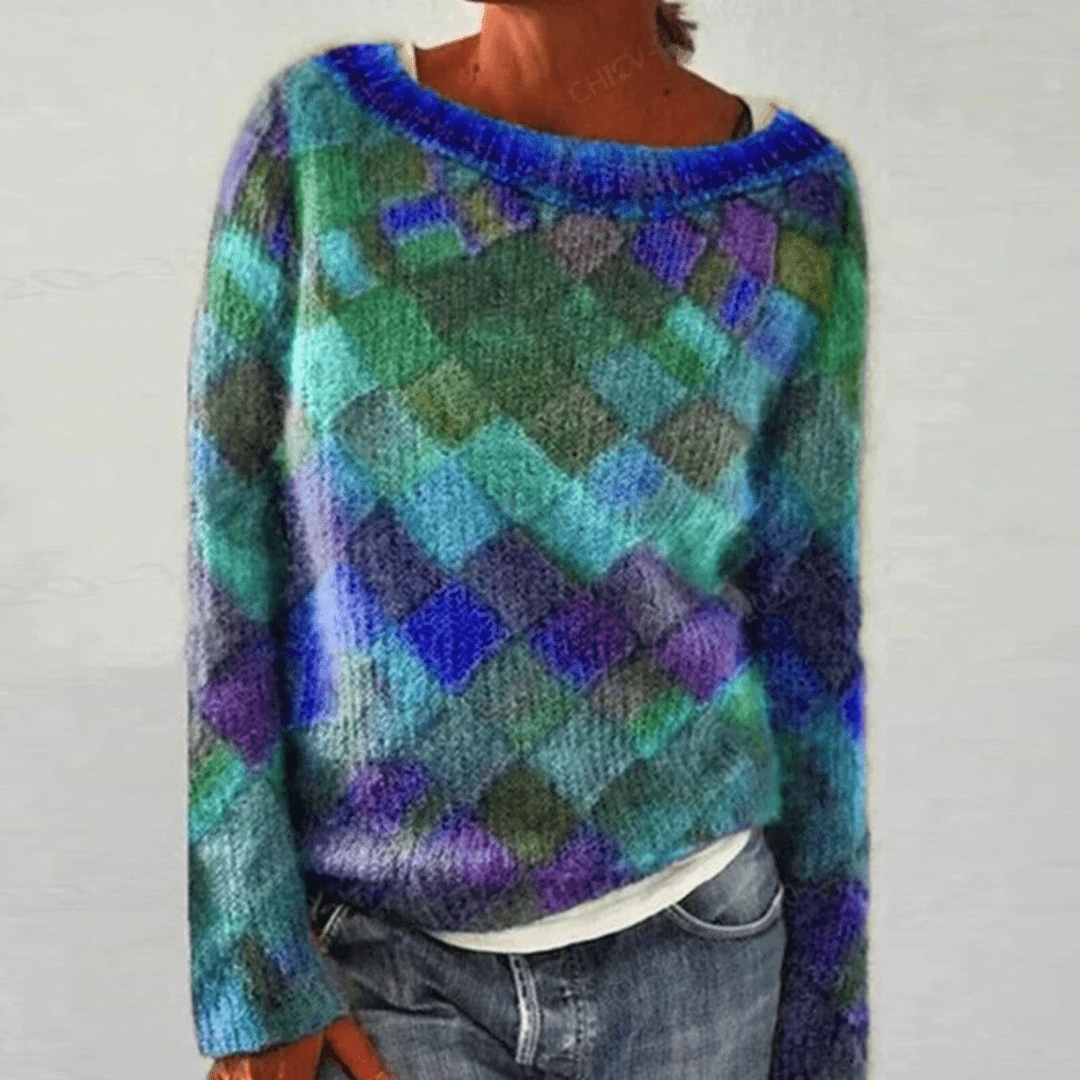 Ruby - Jersey De Punto Con Cuello En O