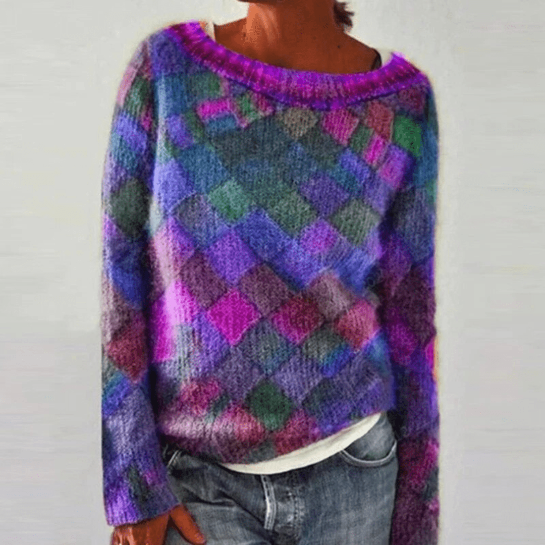 Ruby - Jersey De Punto Con Cuello En O