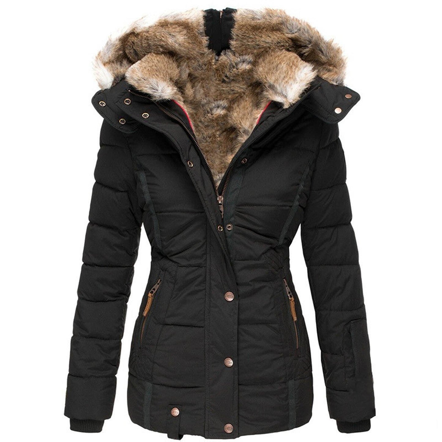 Ina | Elegante Abrigo De Invierno Forrado