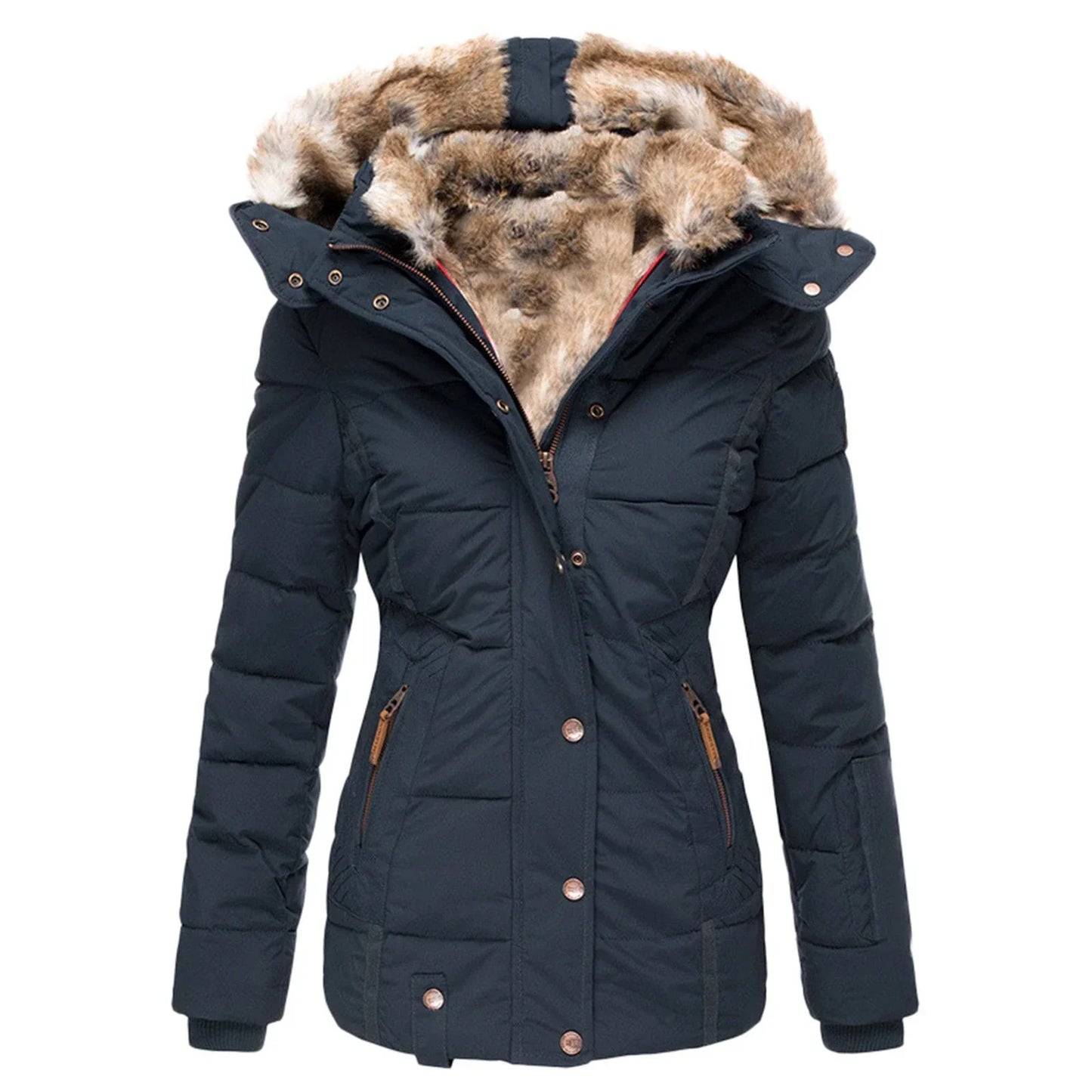 Ina | Elegante Abrigo De Invierno Forrado