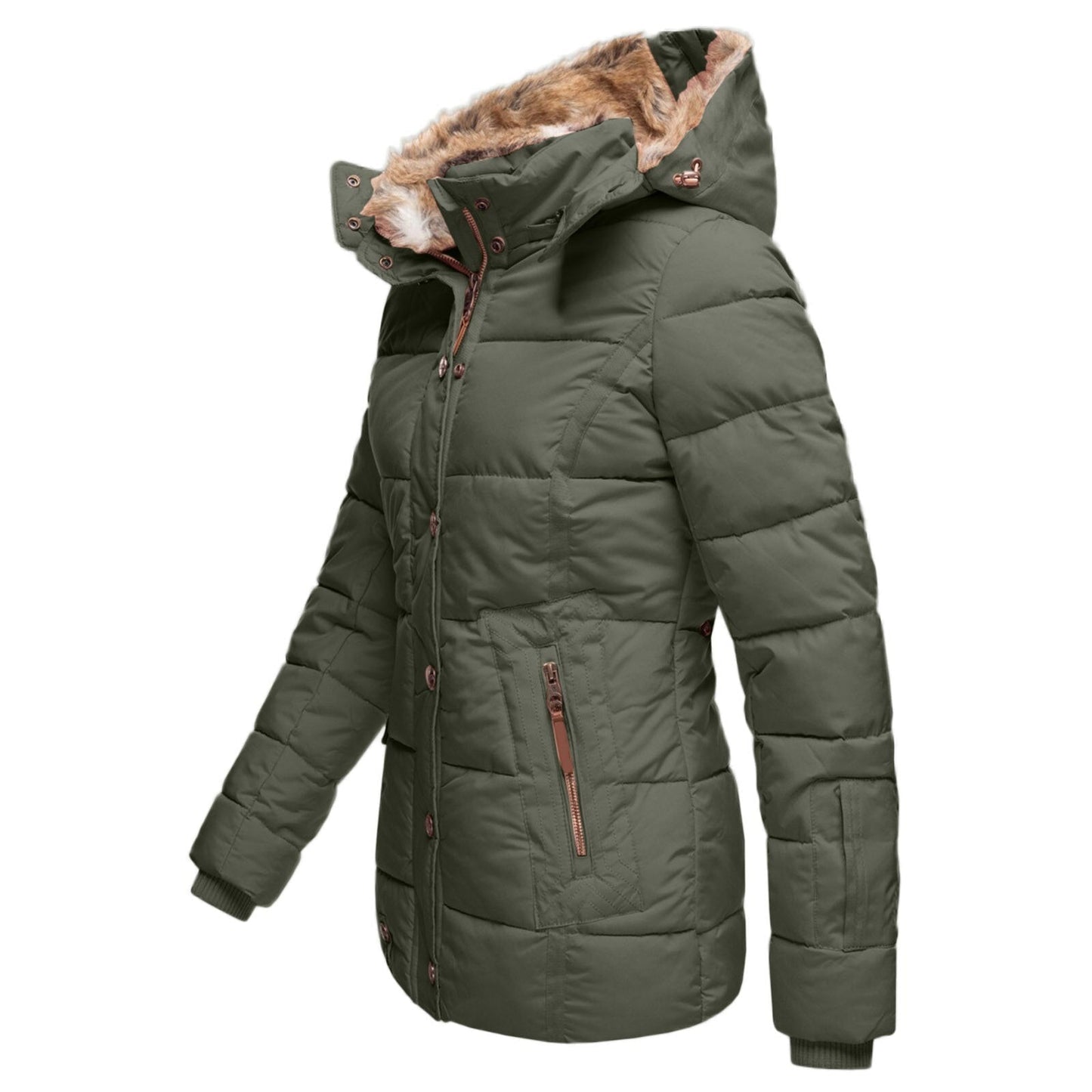 Ina | Elegante Abrigo De Invierno Forrado