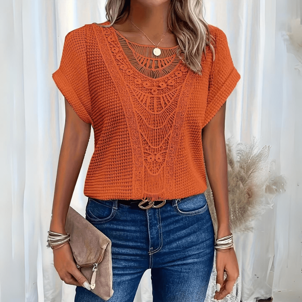 Rowena | Elegante Blusa Estilo Ibiza