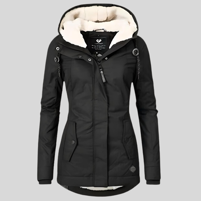 Ella - Chaqueta Cálida De Invierno De Sherpa Para Mujer