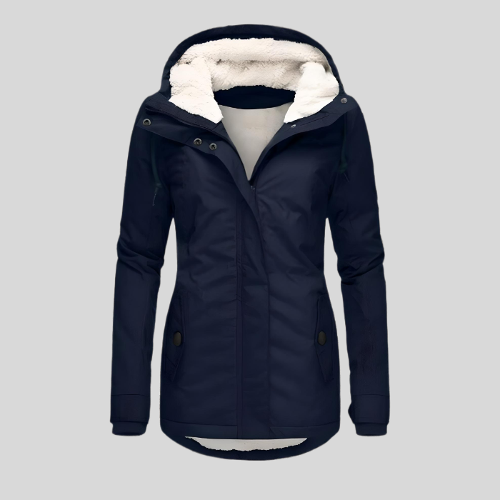 Ella - Chaqueta Cálida De Invierno De Sherpa Para Mujer