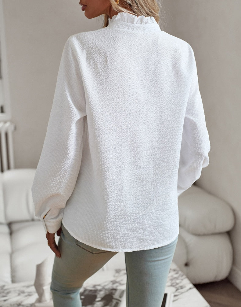 Camisa Mujer Volados