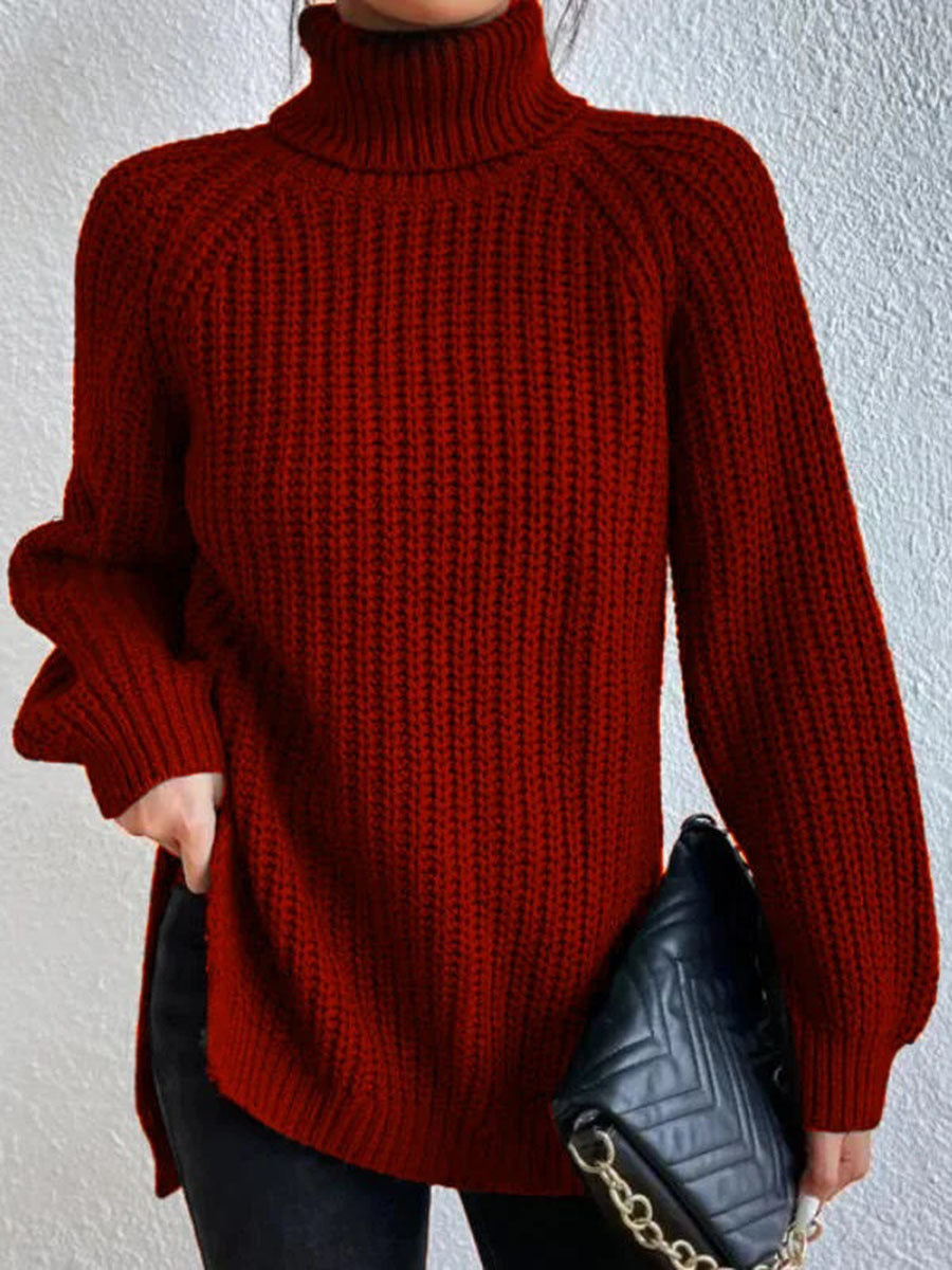 Ondine - Jersey de Punto Con Cuello Alto