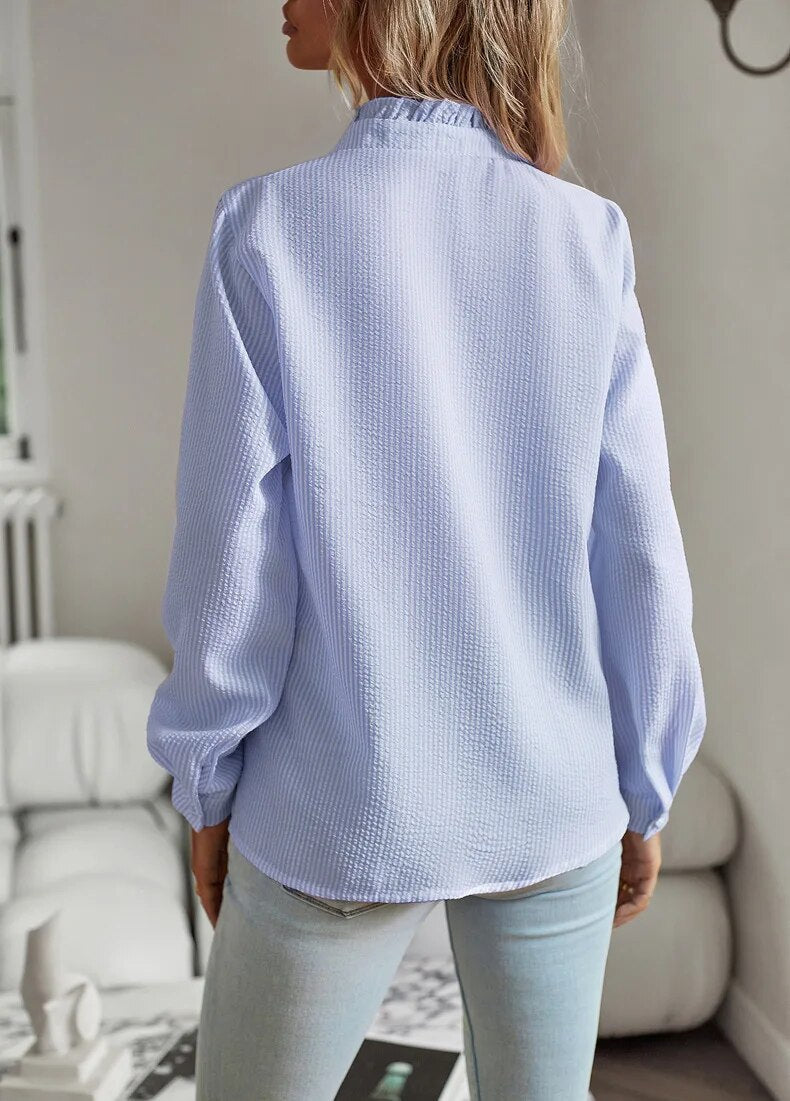 Camisa Mujer Volados