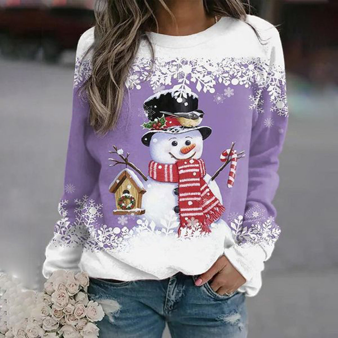 Emma - Jersey de Navidad Con Muñeco de Nieve