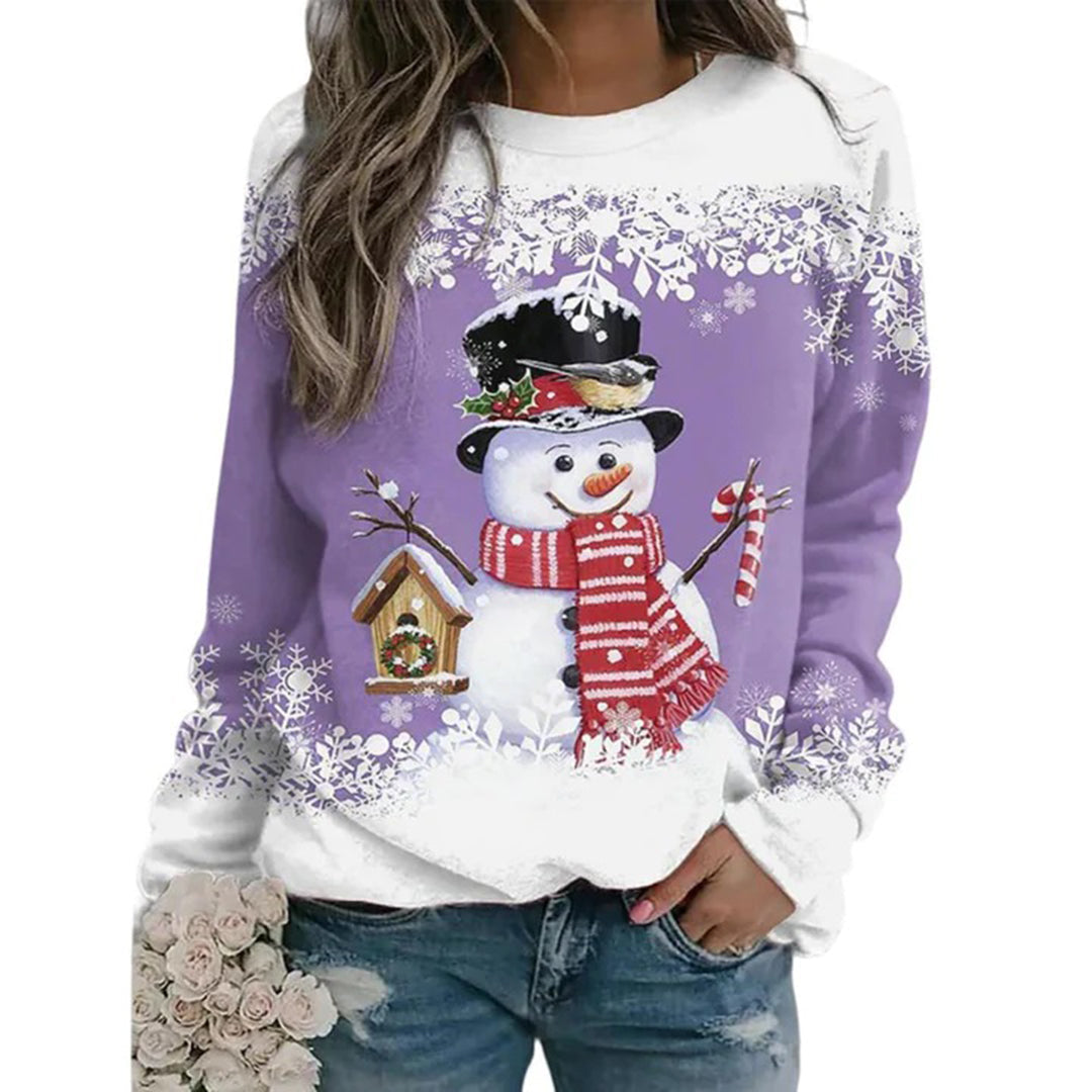 Emma - Jersey de Navidad Con Muñeco de Nieve