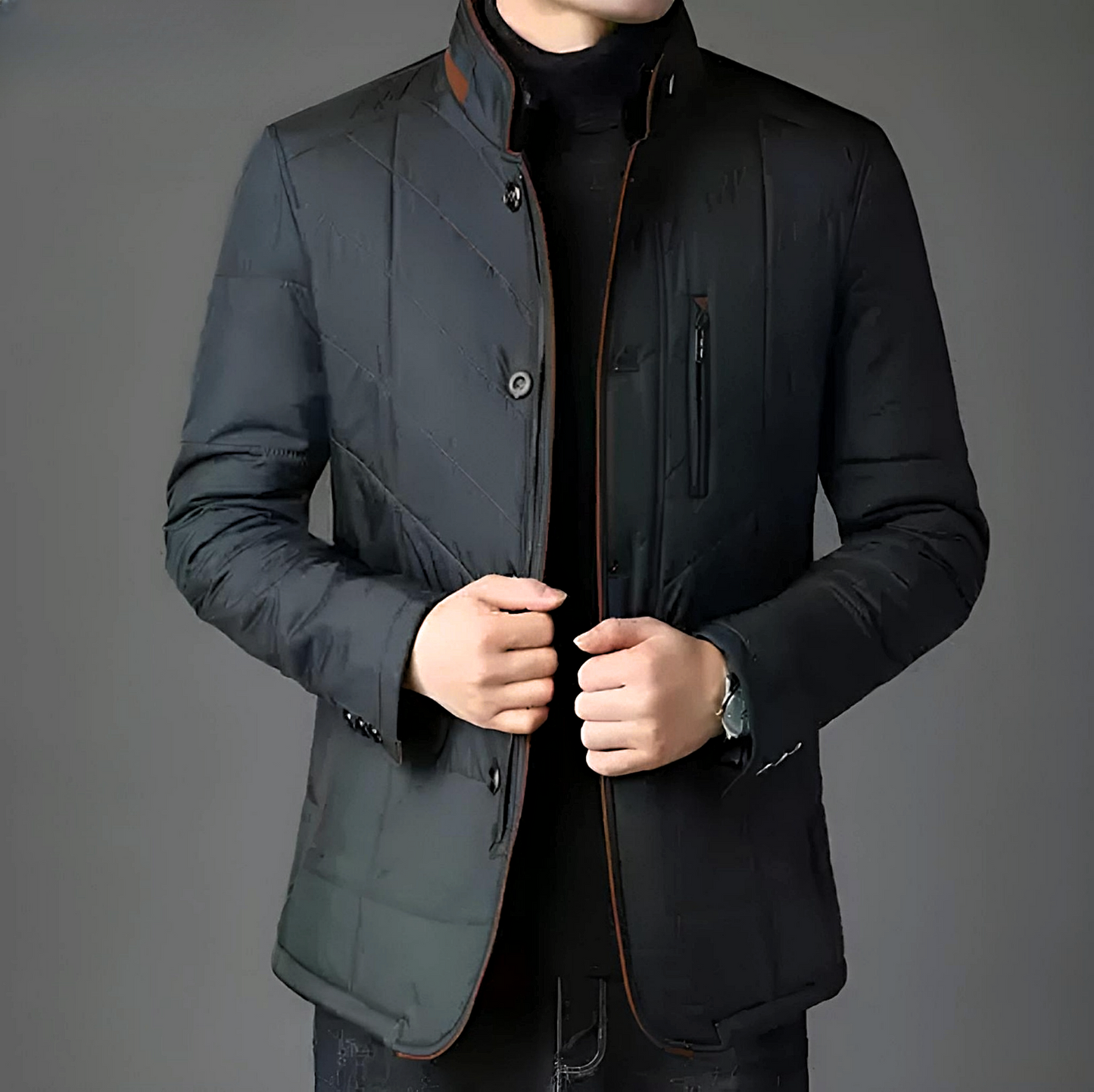 Adrien-Remy Chaqueta Acolchada Con Monograma Legacy