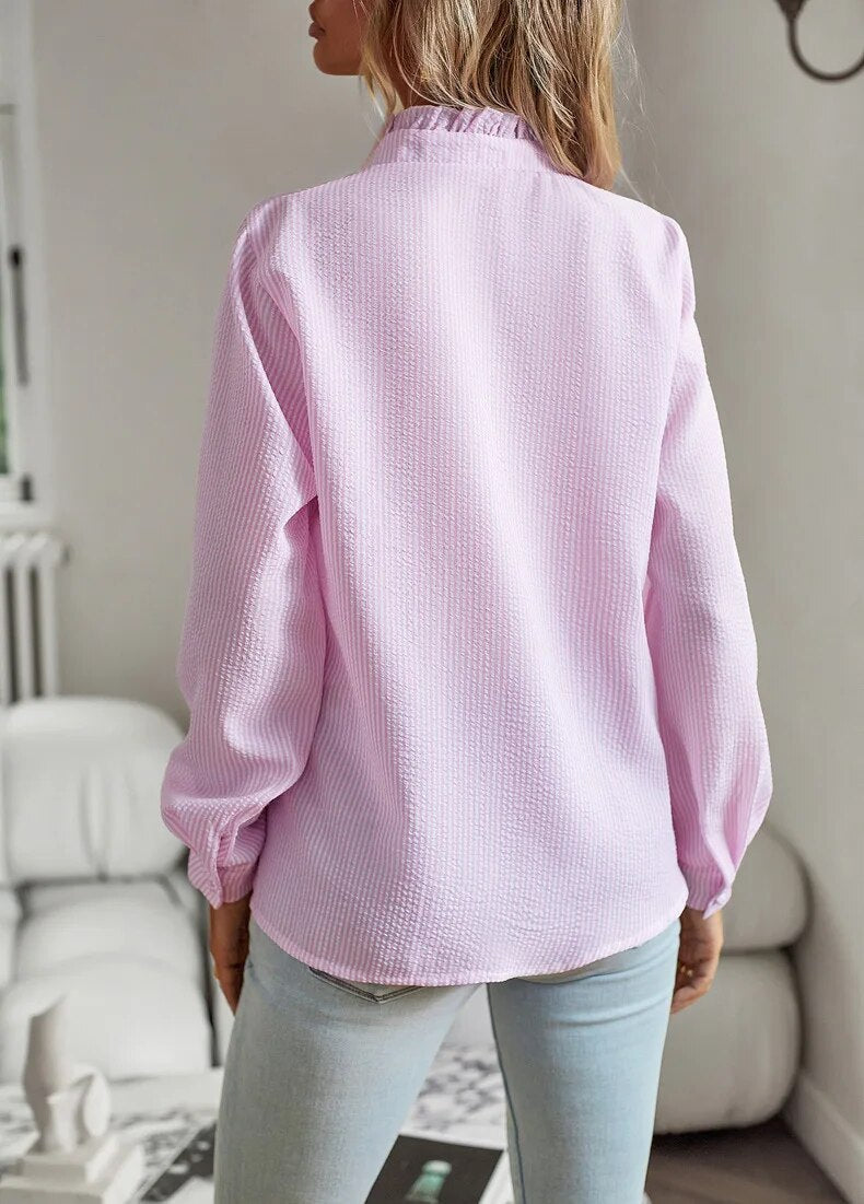 Camisa Mujer Volados
