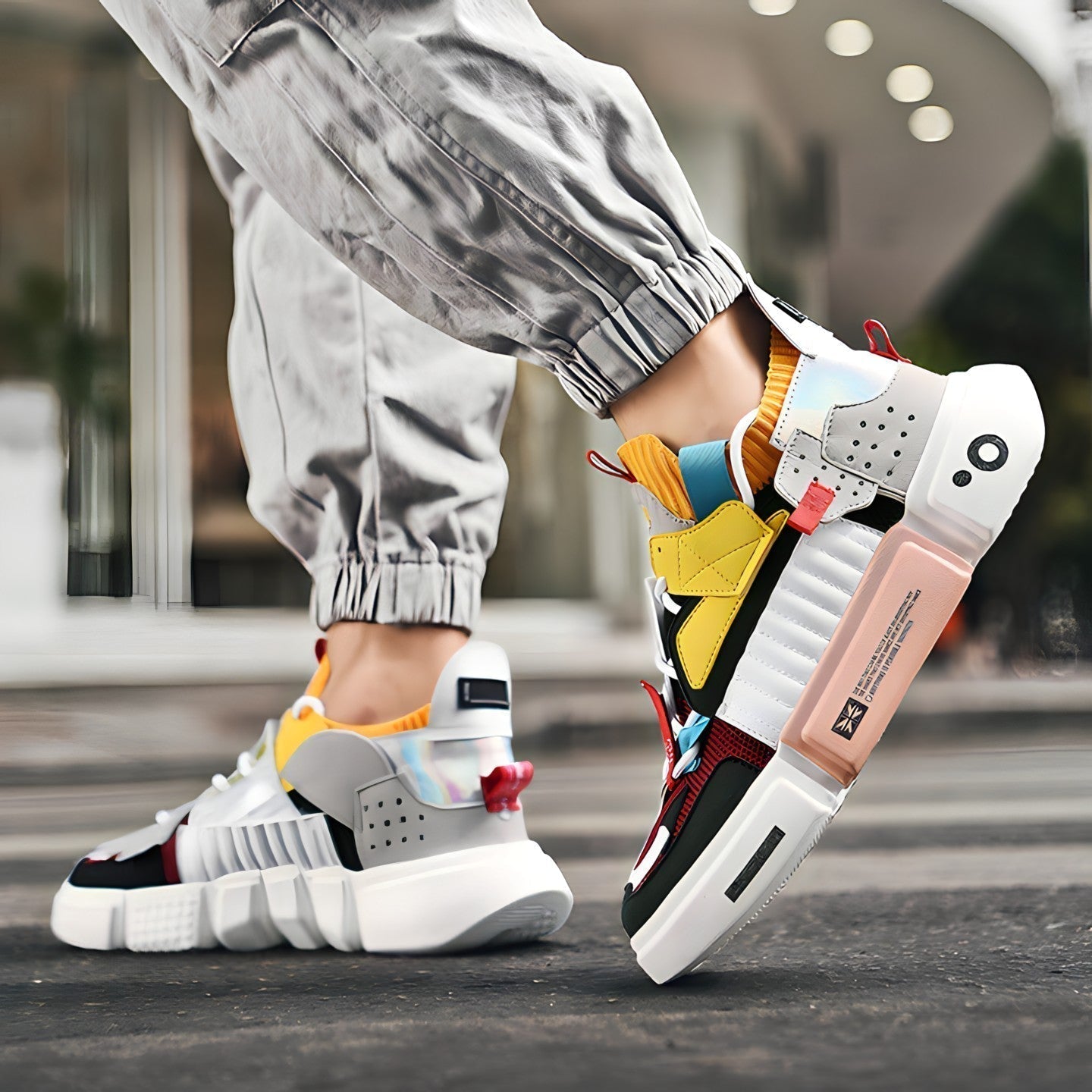 Silvain - Mezcla De Colores Streetwear Sneakers