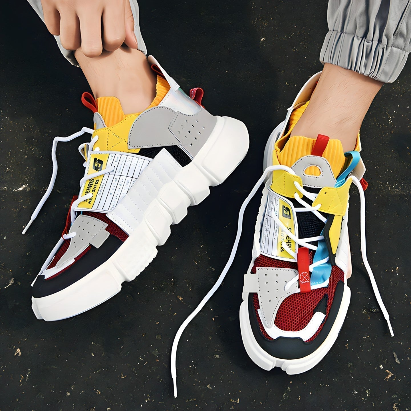 Silvain - Mezcla De Colores Streetwear Sneakers