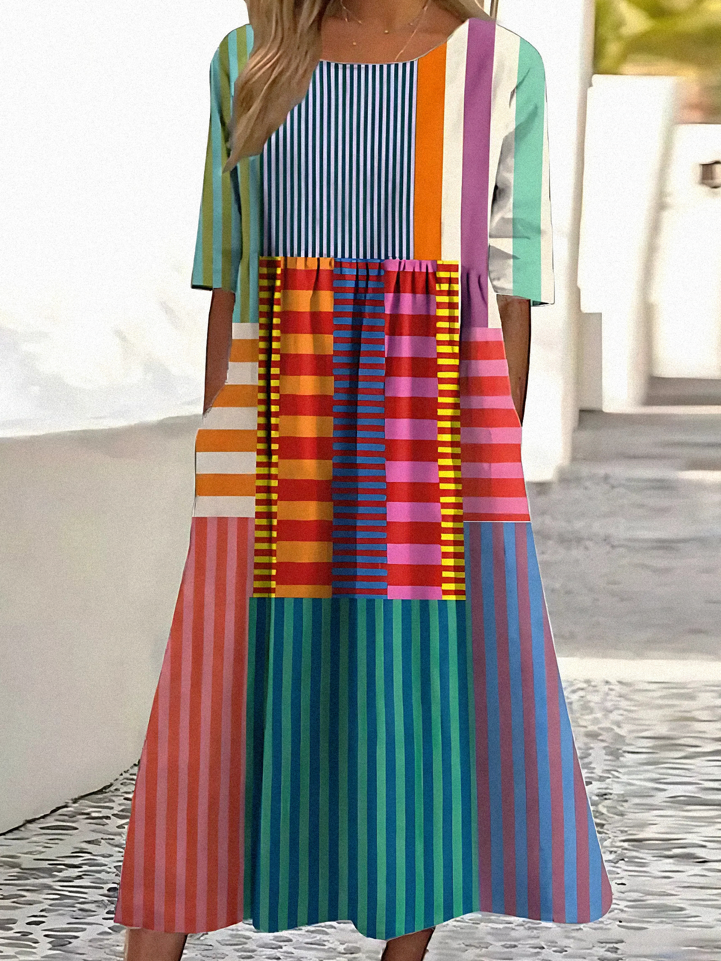 Ottilie | Vestido Geométrico