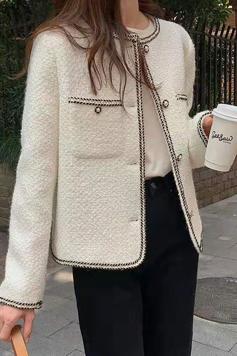 Victoria | Chaqueta De Tweed Bordada