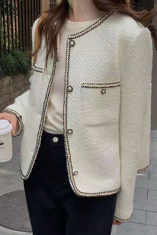 Victoria | Chaqueta De Tweed Bordada