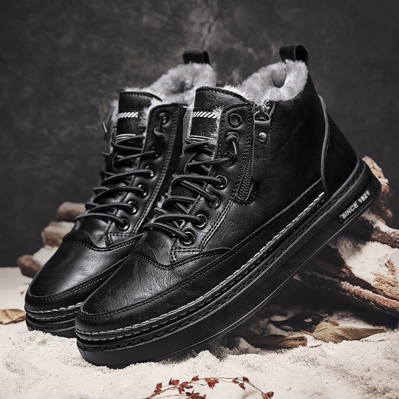 Renard | Botines De Hombre Con Forro Calido Y Diseño Con Cordones