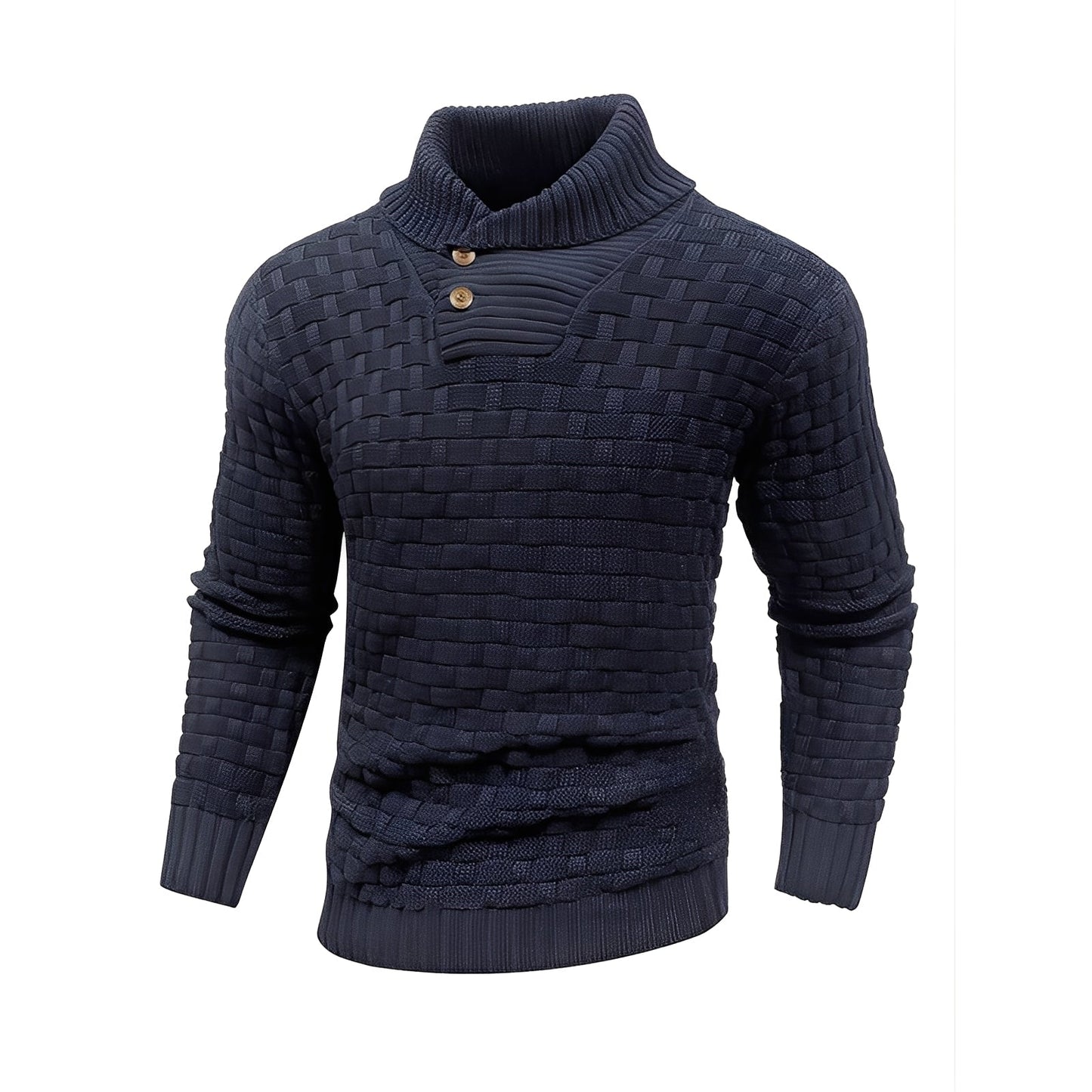 Weldon - Elegante Jersey De Cuello Alto Para Hombres