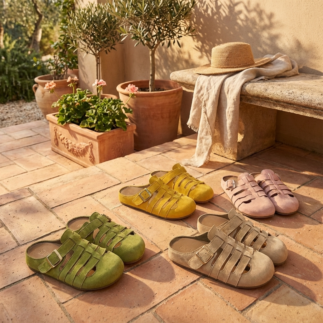 Clara | Sandalias Mules De Confort Sin Cierre
