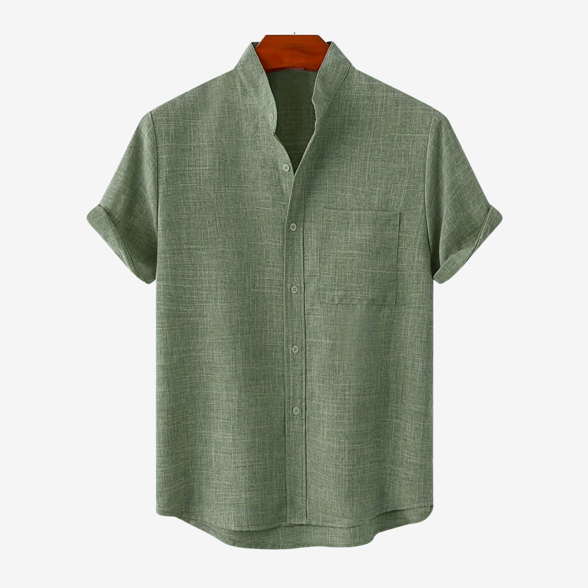 Damer | Camisa De Hombre De Algodón y Lino