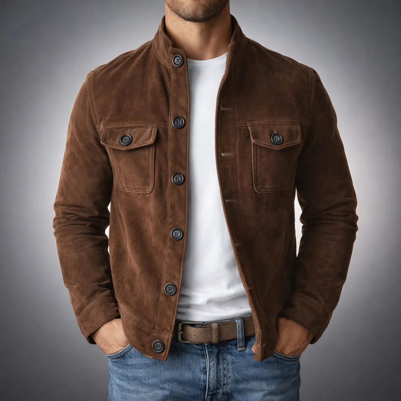 Varek │Chaqueta De Botones Para Hombres