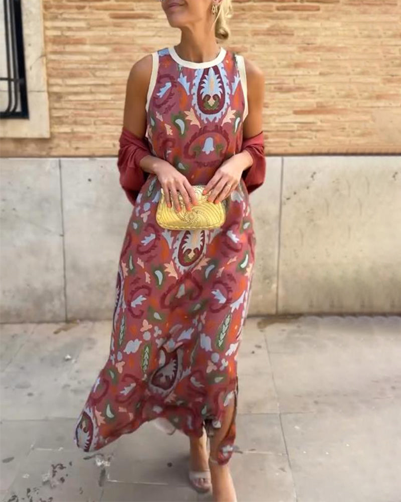 Bella | Conjunto De Dos Piezas Estampado Estilo Urbano