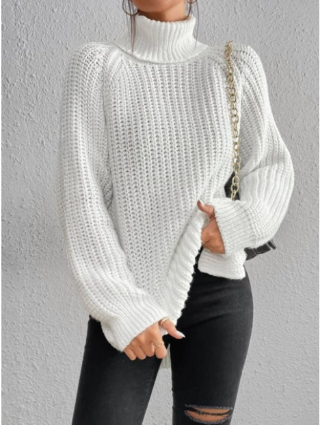 Ondine - Jersey de Punto Con Cuello Alto