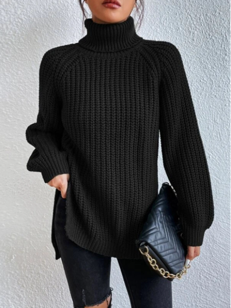 Ondine - Jersey de Punto Con Cuello Alto
