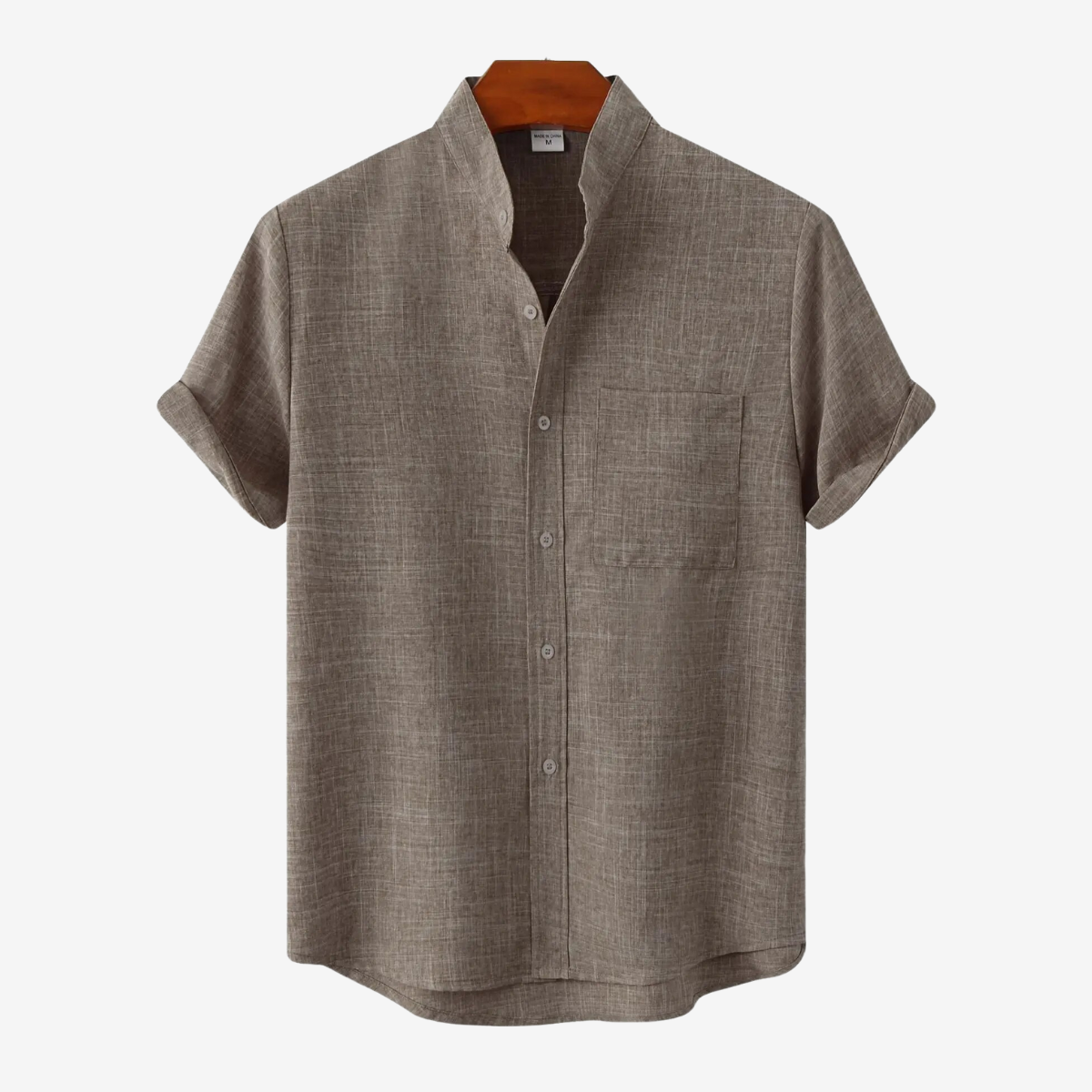 Damer | Camisa De Hombre De Algodón y Lino