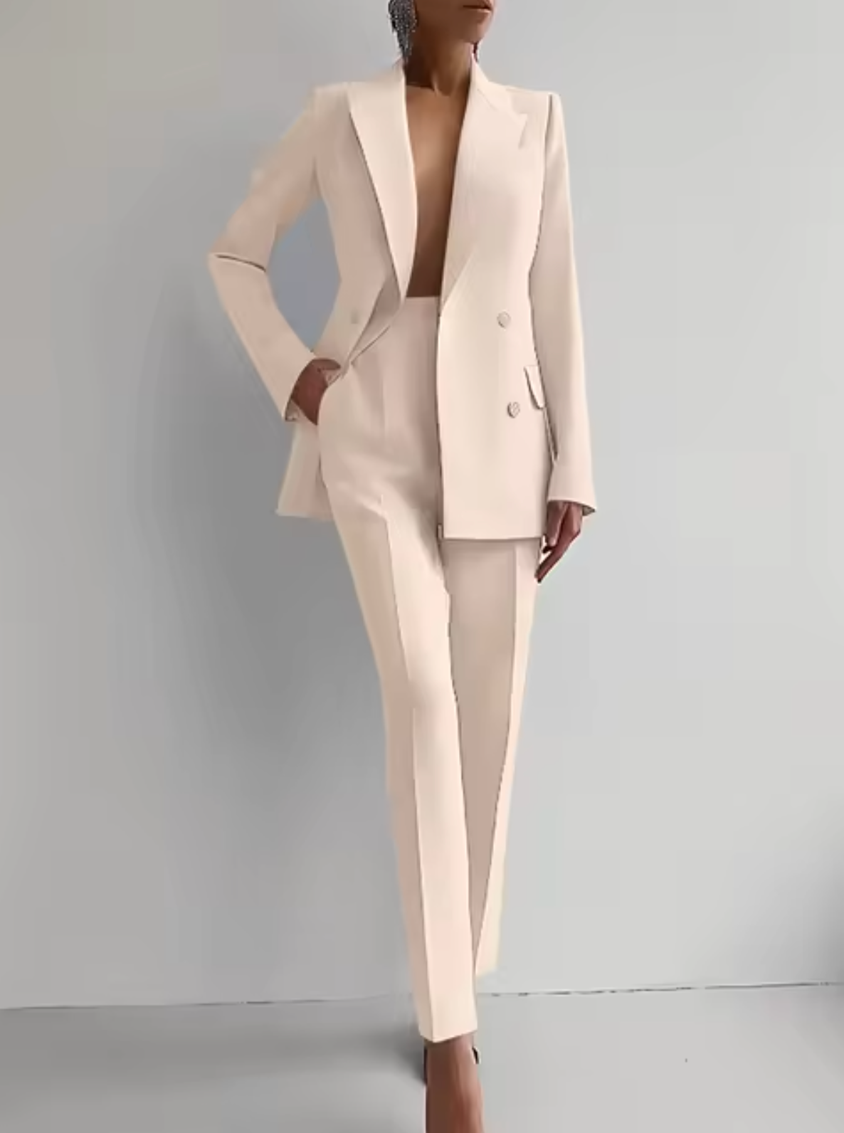 Mariza – Conjunto Blazer y Pantalón De Pinzas