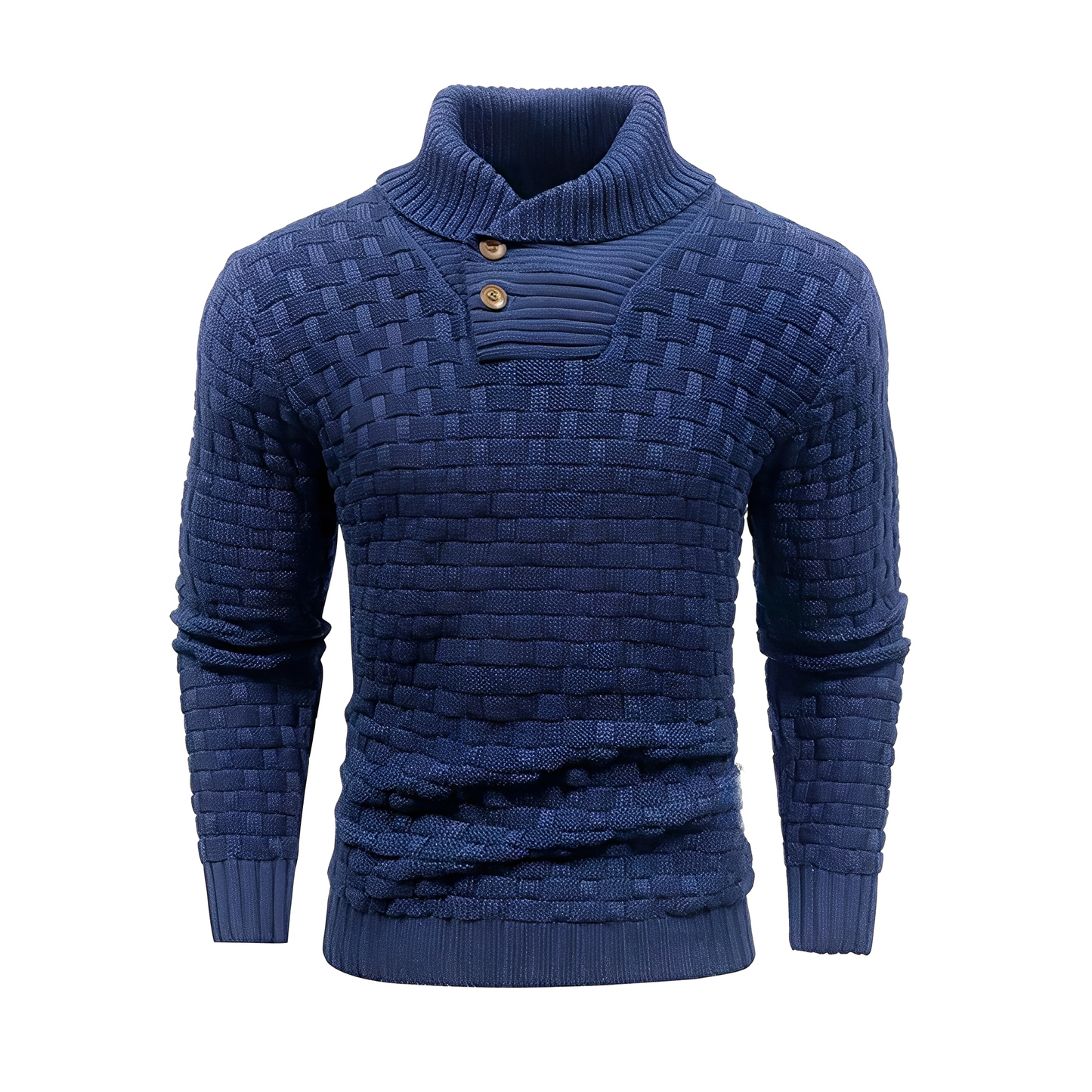 Weldon - Elegante Jersey De Cuello Alto Para Hombres
