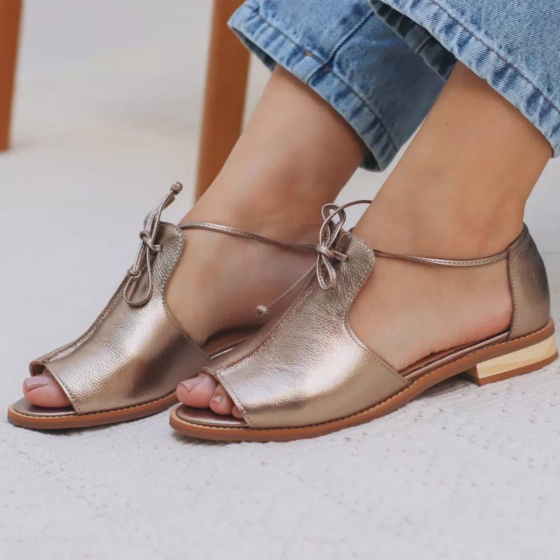 Diana | Sandalias Julieta Con Cordones