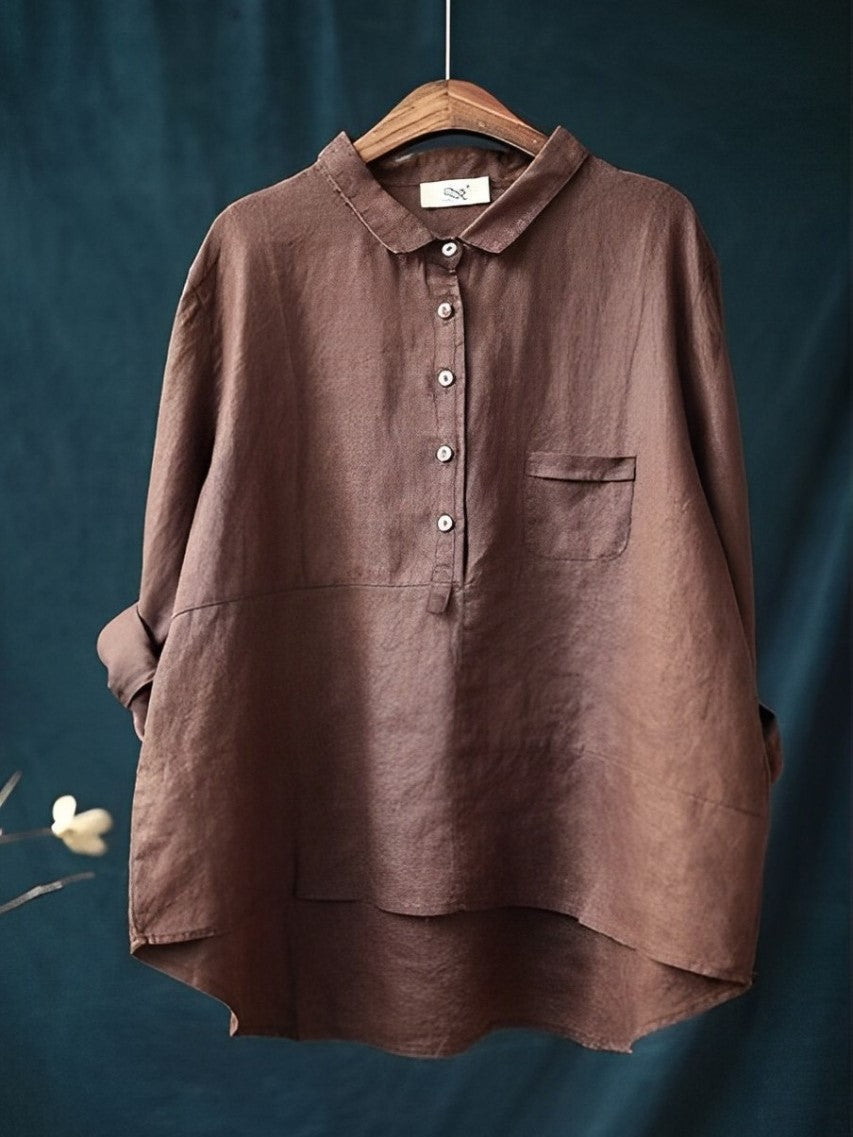 Amelia - Camisa Chic De Manga Larga