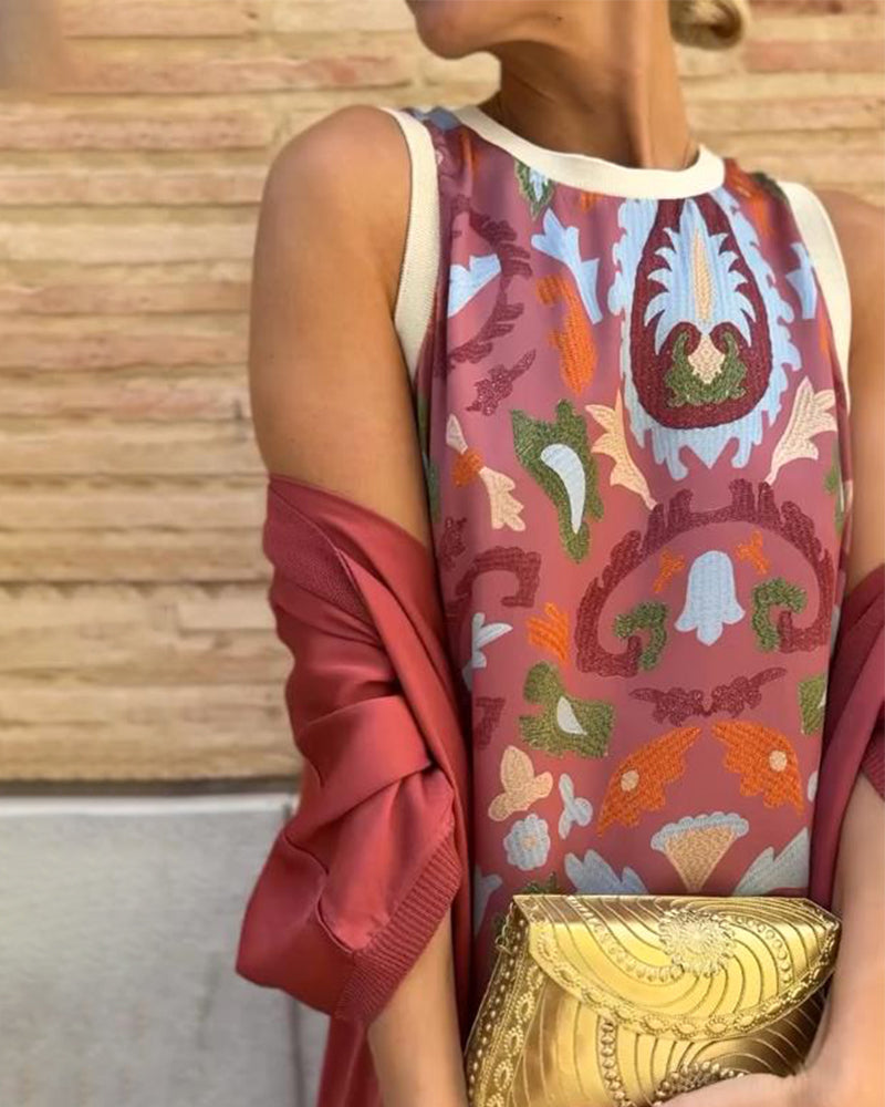 Bella | Conjunto De Dos Piezas Estampado Estilo Urbano