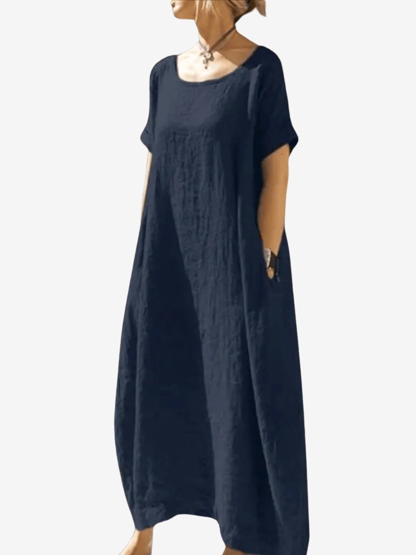Kea | Vestido Maxi Con Corte Holgado