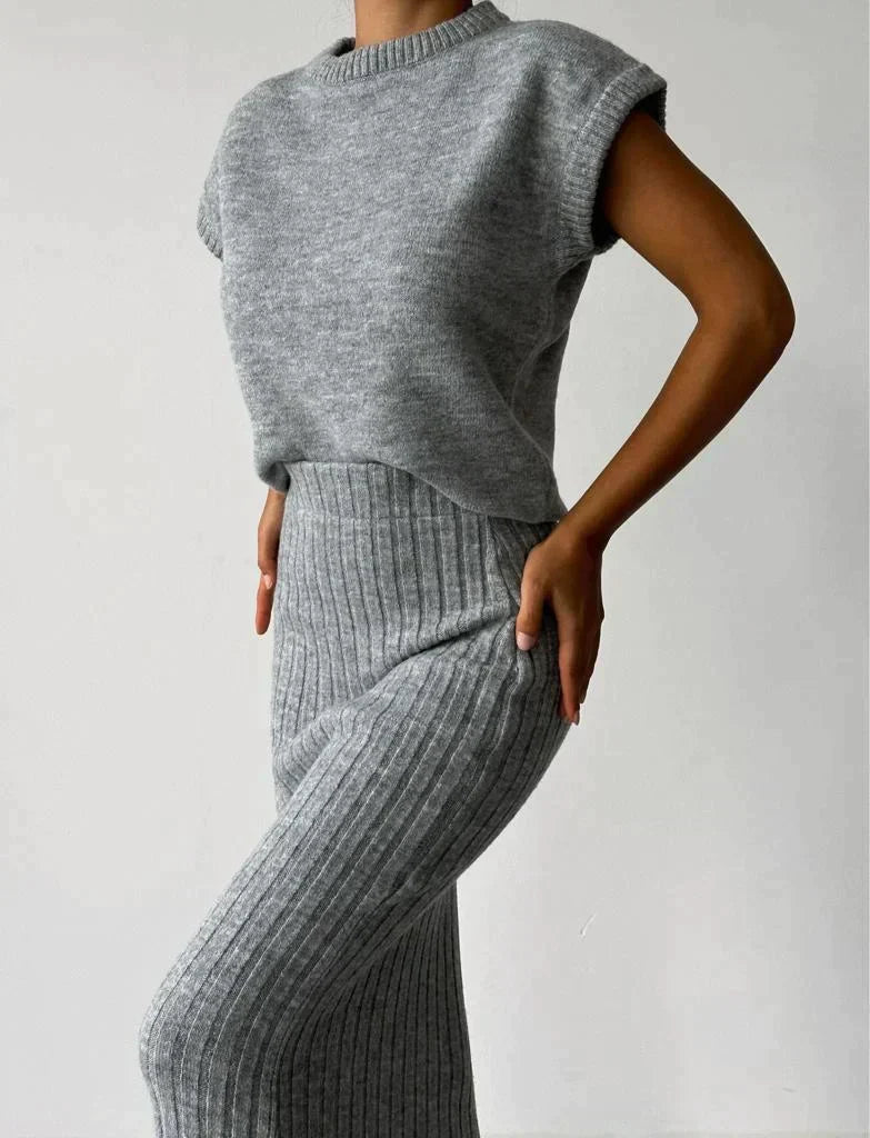 Claire | Elegante y Suave Conjunto De Dos Piezas