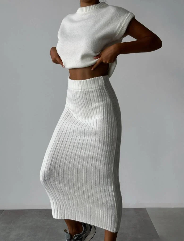 Claire | Elegante y Suave Conjunto De Dos Piezas