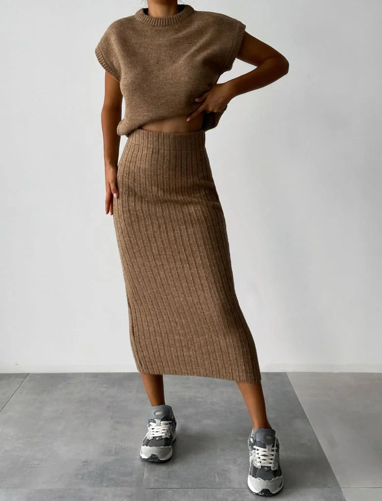 Claire | Elegante y Suave Conjunto De Dos Piezas